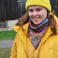 Pixel Kerchief Cowl PDF Pattern - by Taiu Landra