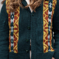 Rahvuslik Cardigan Kit -'Kindred Knits' by Aleks Byrd