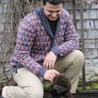Man’s Fair Isle Cardigan by Monika Haas -Download