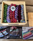 Holiday Wooden Gift Box - Hat, Mitts, Cowl Set