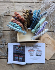 Holiday Wooden Gift Box - Hat, Mitts, Cowl Set