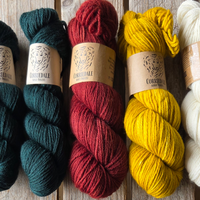 Rahvuslik Cardigan Kit -'Kindred Knits' by Aleks Byrd