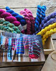 Holiday Wooden Gift Box - Hat, Mitts, Cowl Set