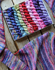 Colour Cocktail Shawl PDF pattern