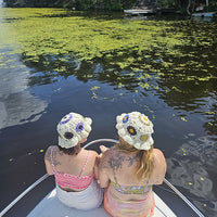 Floral Frills Bucket Hat Kit - Granny Squares CROCHET
