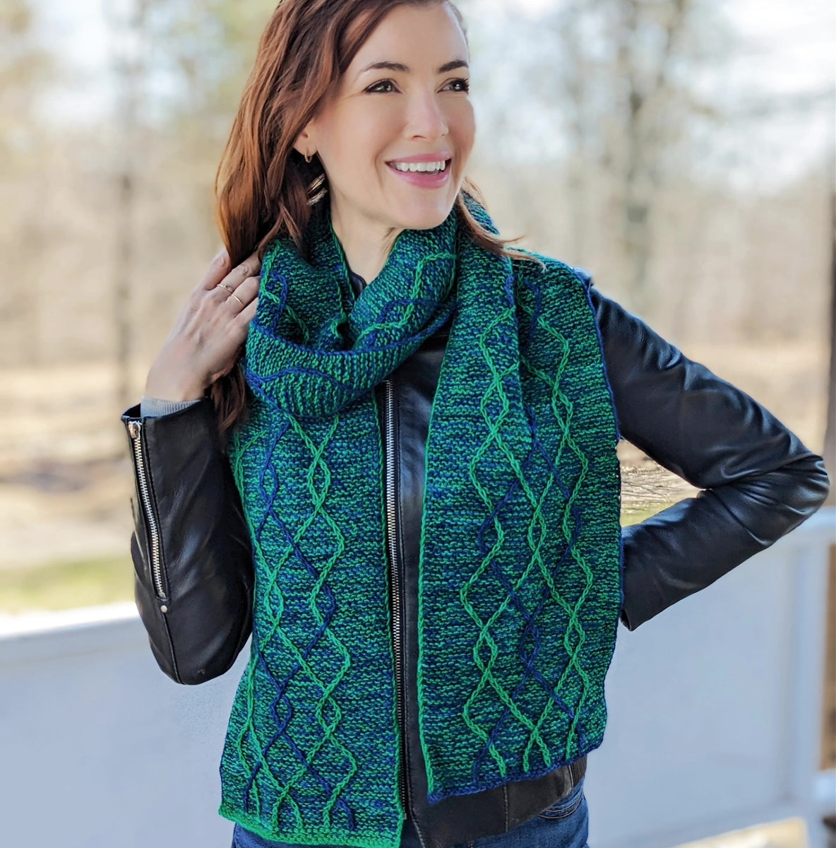 Comet Trails Scarf Kit - Mary W. Martin Knits – Koigu Shop