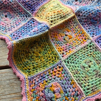 Koigu Square Medallion Blanket pdf pattern