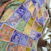 Koigu Square Medallion Blanket pdf pattern