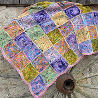 Koigu Square Medallion Blanket pdf pattern
