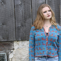 Tetris cardigan - pdf pattern