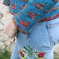 Tetris cardigan - pdf pattern