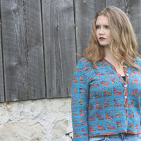 Tetris cardigan - pdf pattern