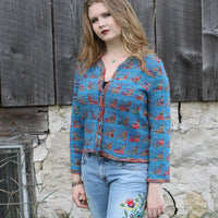 Tetris cardigan - pdf pattern