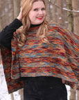 Tyne Garter-Striped Poncho - download