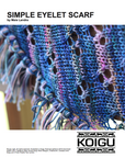 Simple Eyelet Scarf - PDF download