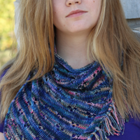 Simple Eyelet Scarf - PDF download