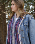 Silent Purple Scarf download pattern