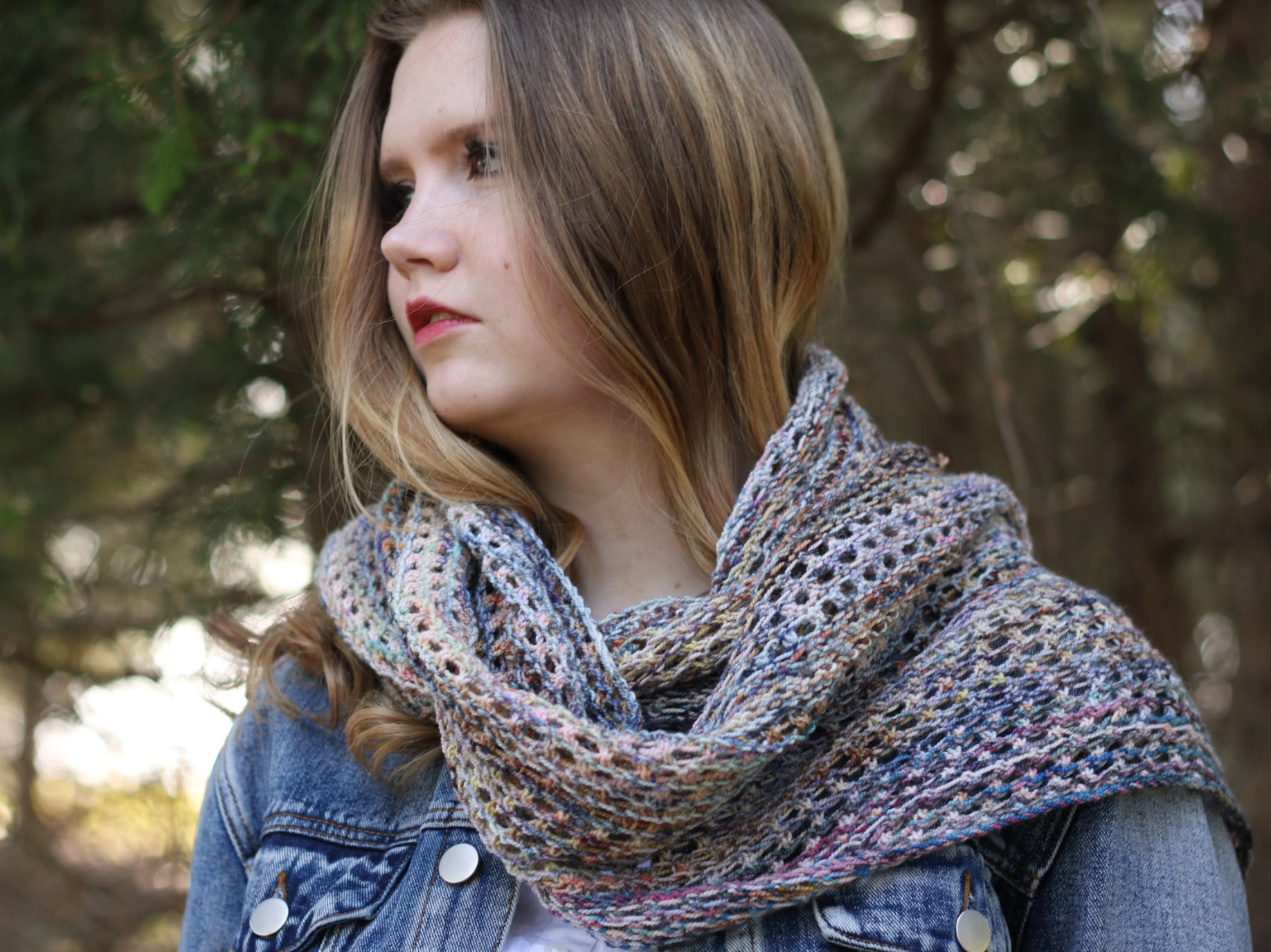 小物 Free Hugs intarsia-knit scarf