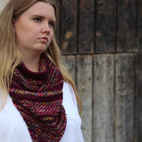 Wild Cherry Cowl Pattern -PDF
