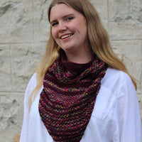 Wild Cherry Cowl Pattern -PDF