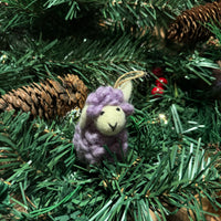 Mini Fluffy Sheep Ornament