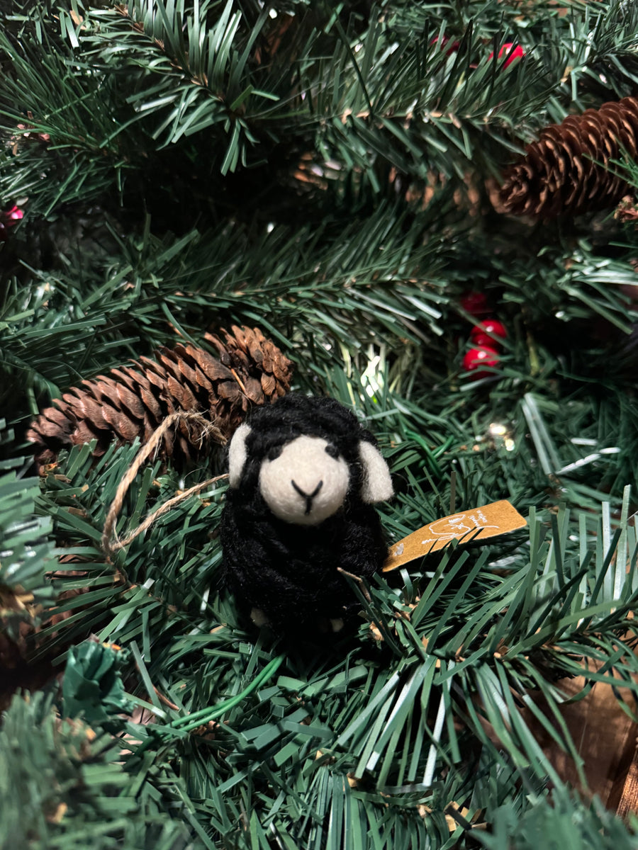 Mini Fluffy Sheep Ornament