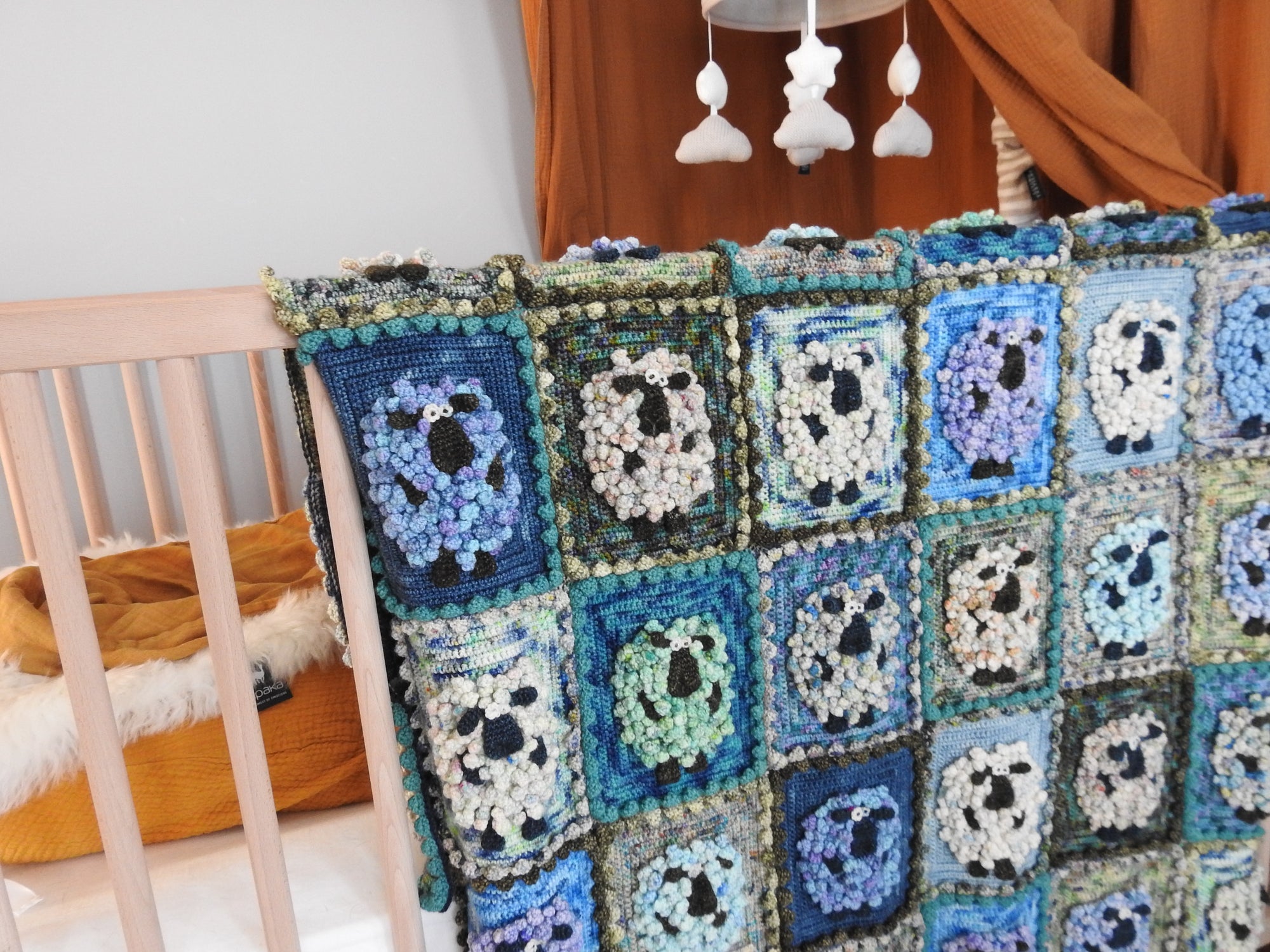 Baa Baa Sheep Blanket Kits - Pay as you crochet!