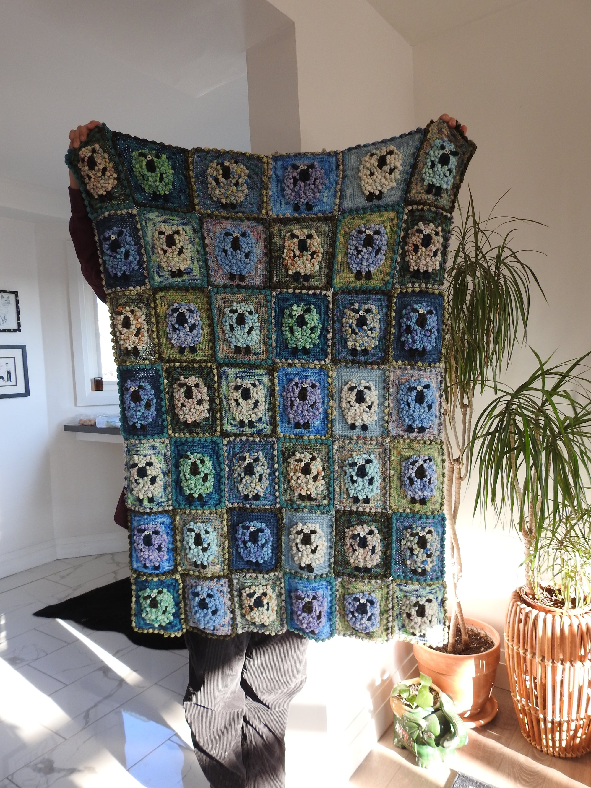 Baa Baa Sheep Blanket Kits - Pay as you crochet!