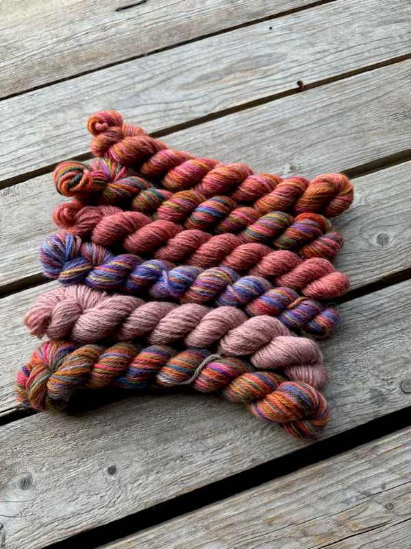 Corriedale / Corriedale Gotland 6 mini skein pack