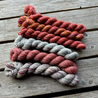 Corriedale / Corriedale Gotland 6 mini skein pack