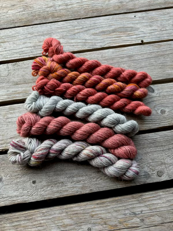 Corriedale / Corriedale Gotland 6 mini skein pack