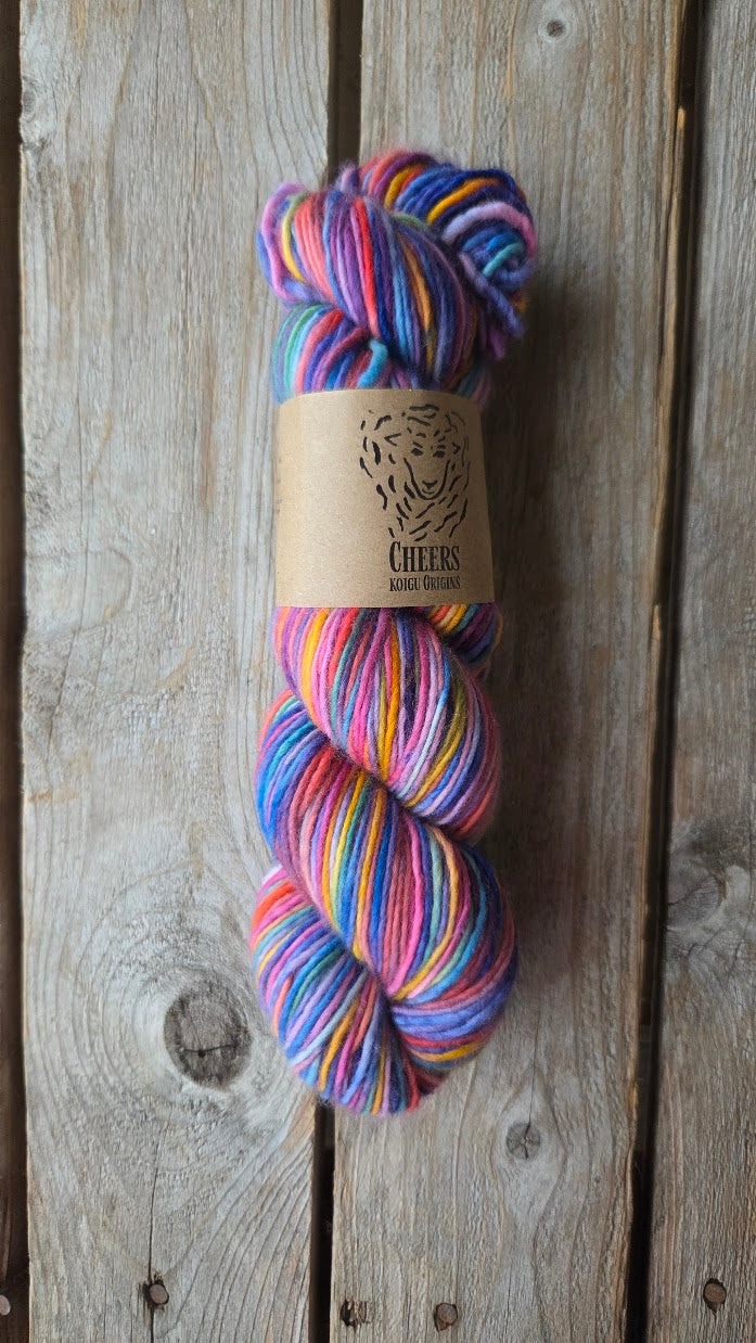 SINGLE Skeins - Cheers single Merino/ Lincoln SALE