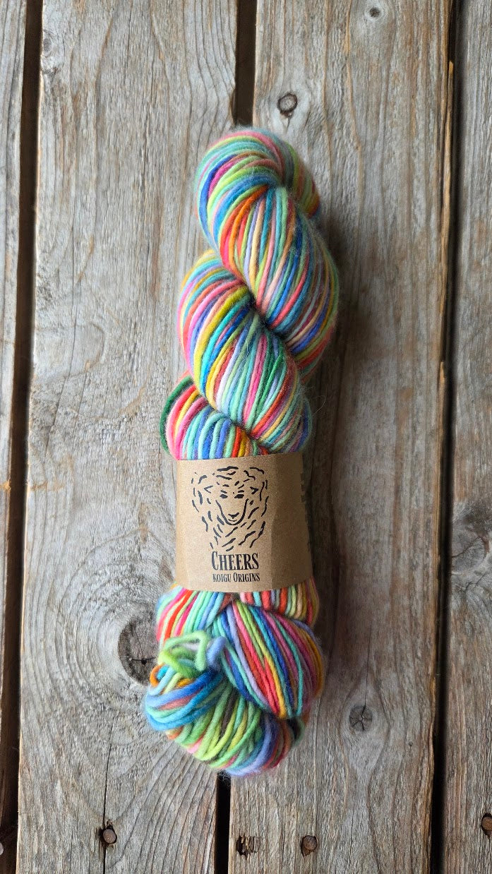 SINGLE Skeins - Cheers single Merino/ Lincoln SALE