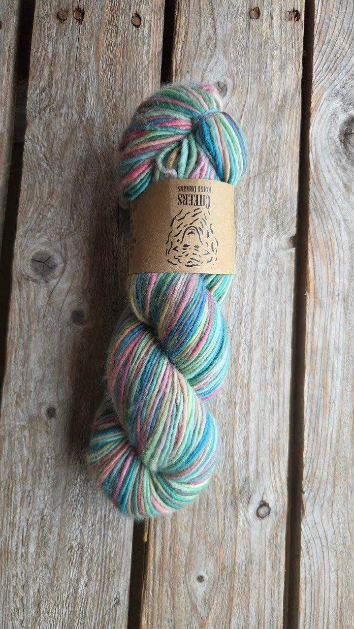 SINGLE Skeins - Cheers single Merino/ Lincoln SALE