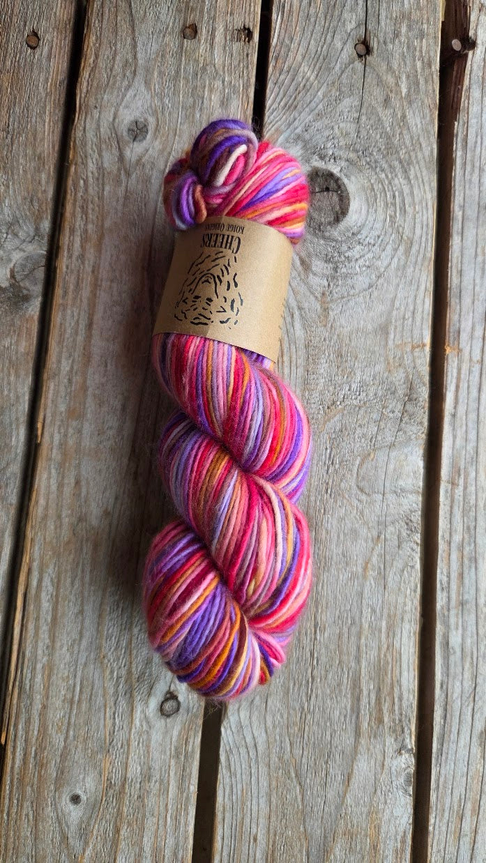 SINGLE Skeins - Cheers single Merino/ Lincoln SALE