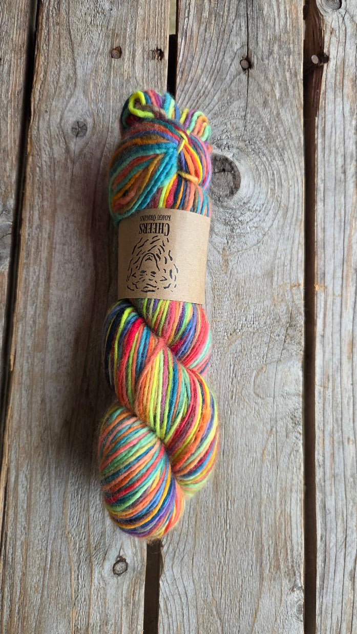 SINGLE Skeins - Cheers single Merino/ Lincoln SALE