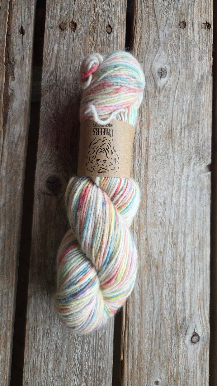 SINGLE Skeins - Cheers single Merino/ Lincoln SALE