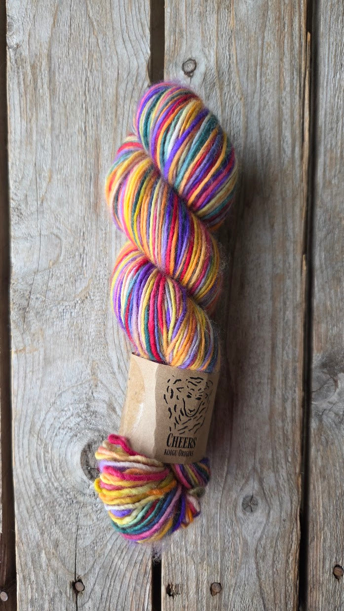 SINGLE Skeins - Cheers single Merino/ Lincoln SALE