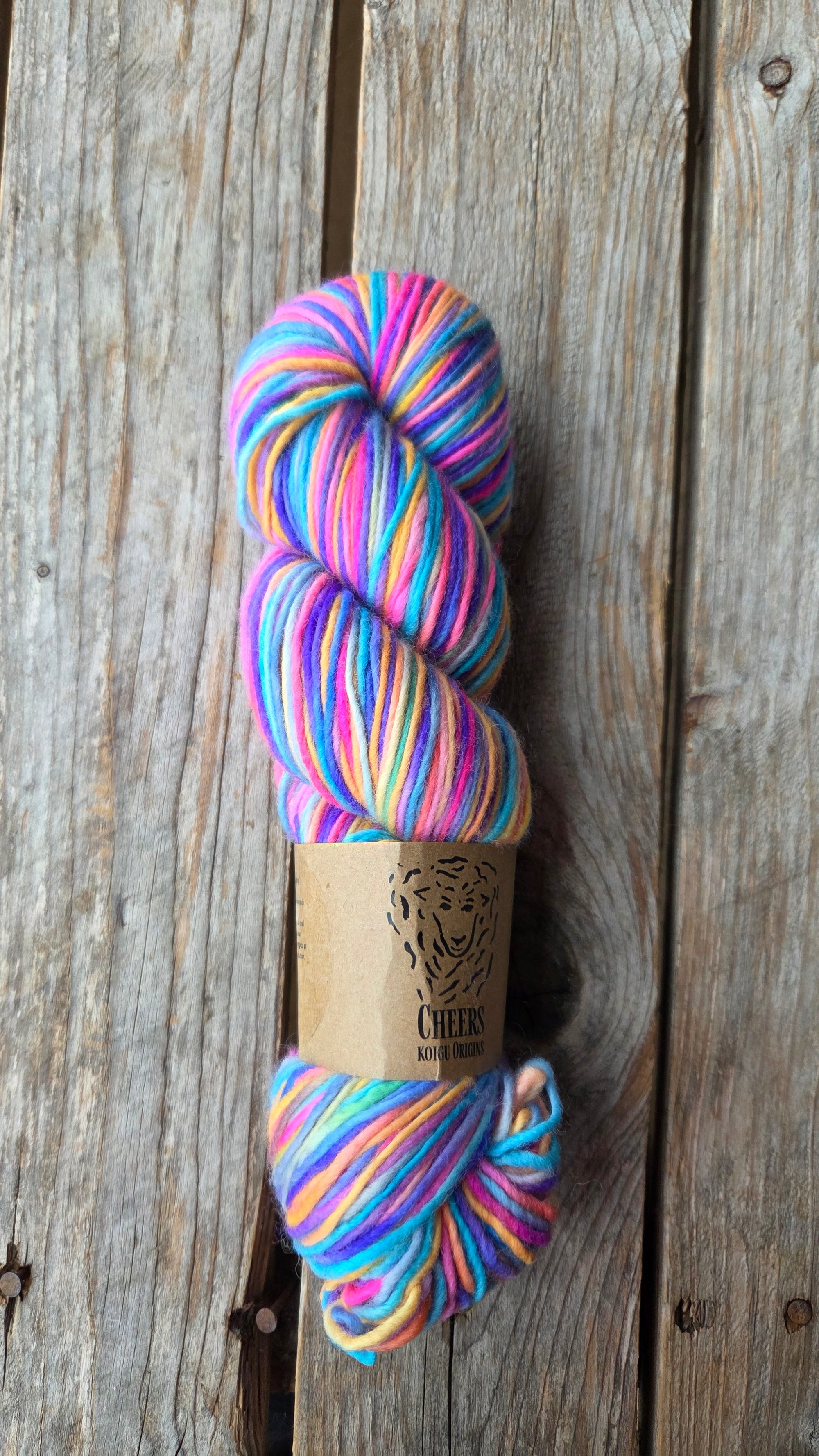 SINGLE Skeins - Cheers single Merino/ Lincoln SALE