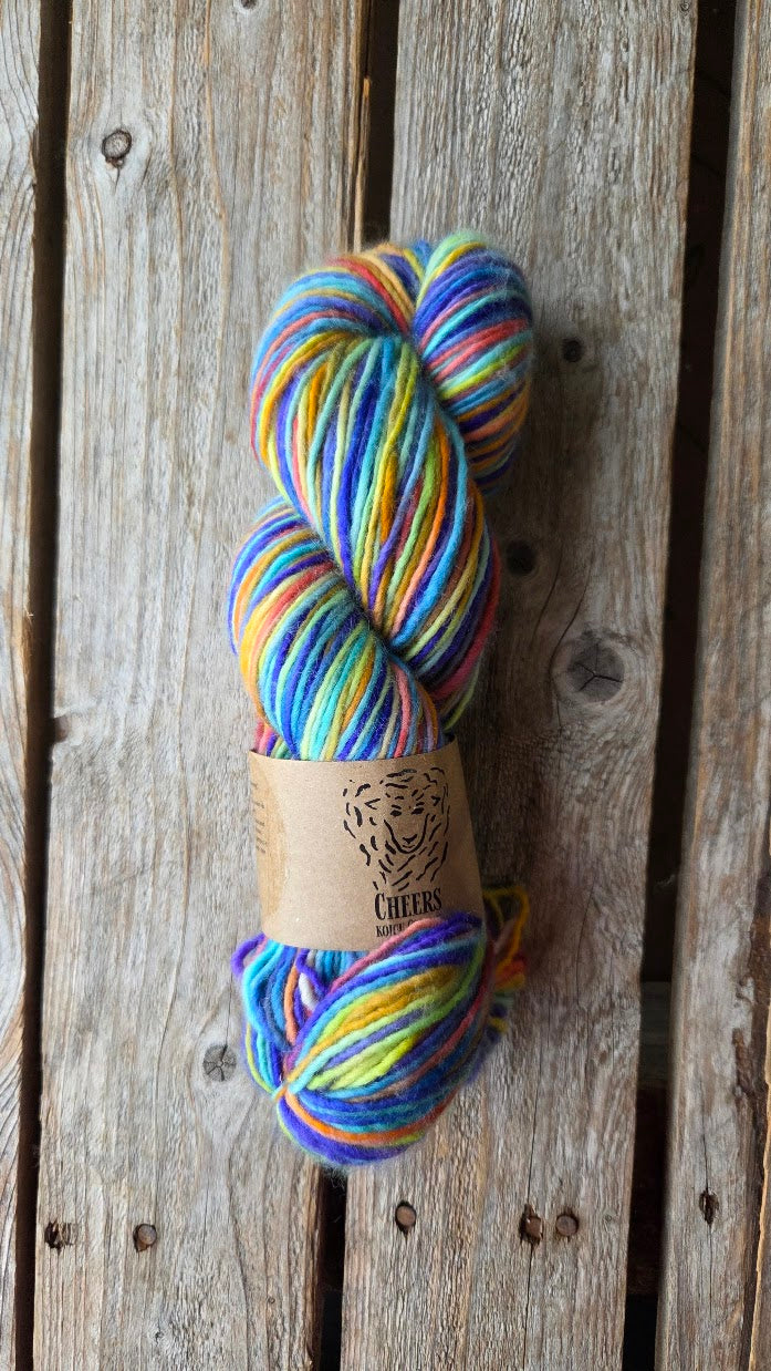 SINGLE Skeins - Cheers single Merino/ Lincoln SALE