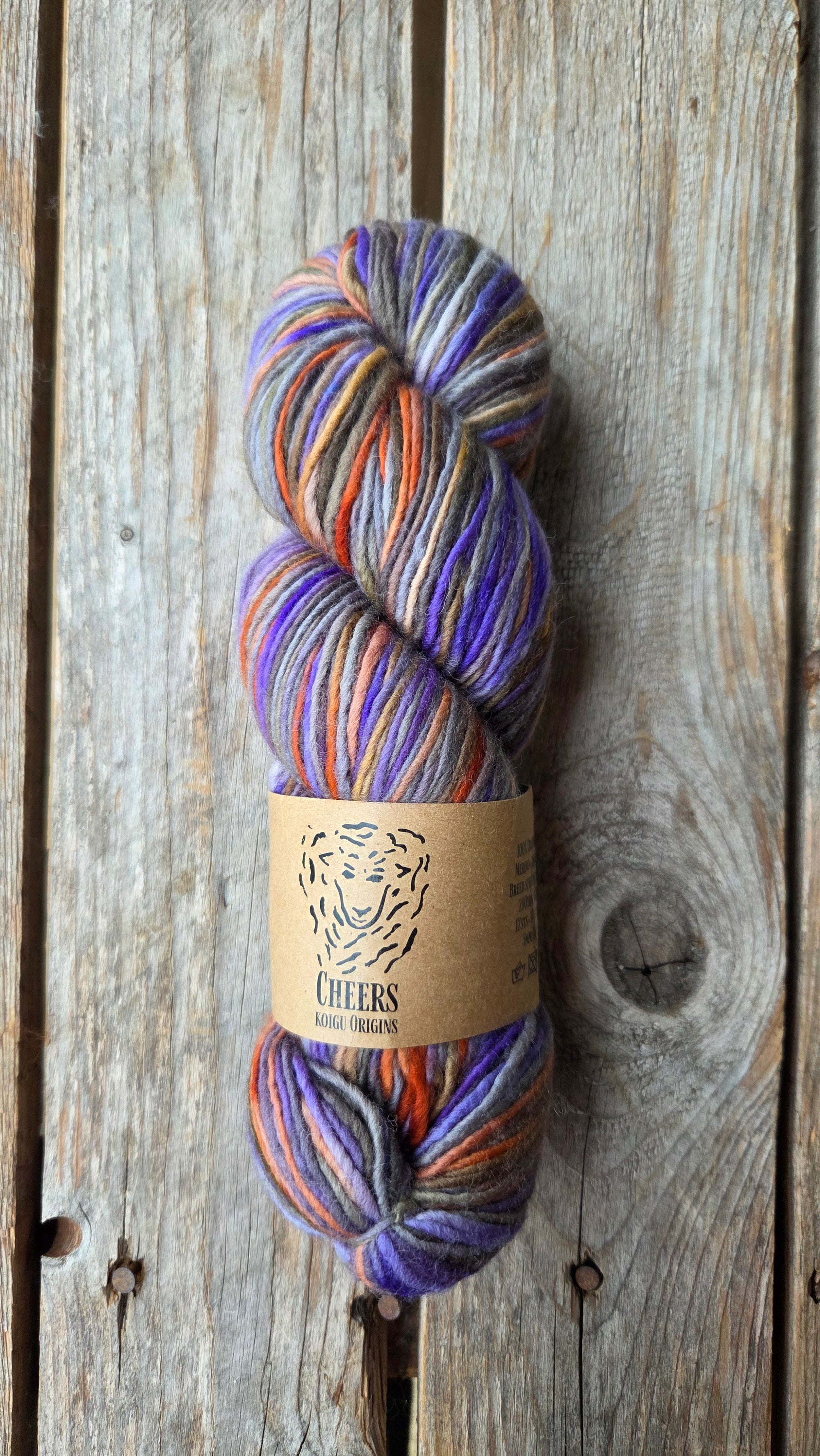 SINGLE Skeins - Cheers single Merino/ Lincoln SALE