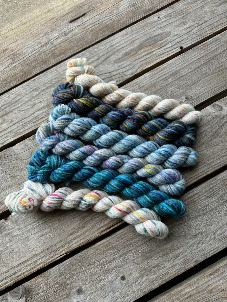 Corriedale / Corriedale Gotland 6 mini skein pack