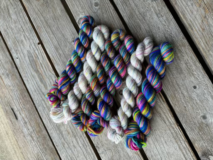 Corriedale / Corriedale Gotland 6 mini skein pack