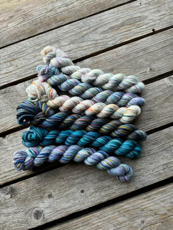 Corriedale / Corriedale Gotland 6 mini skein pack