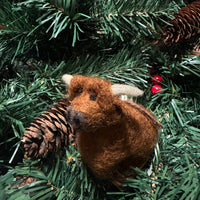 Felt Highland Cow Ornament