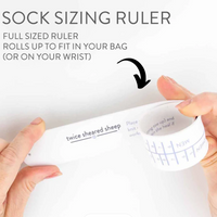 Travel Sock Ruler