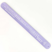 Travel Sock Ruler