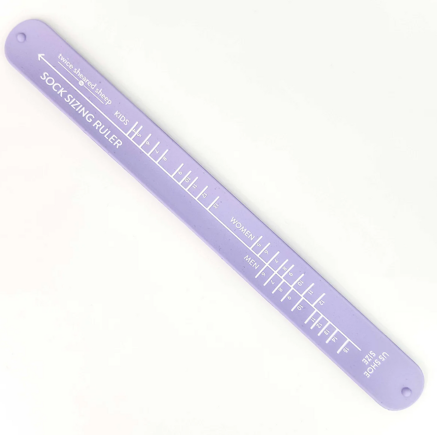 Travel Sock Ruler