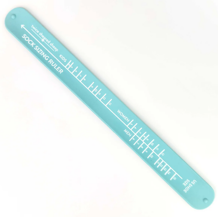 Travel Sock Ruler