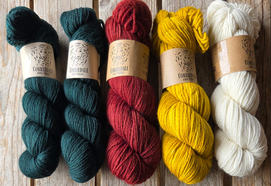 Rahvuslik Cardigan Kit -'Kindred Knits' by Aleks Byrd